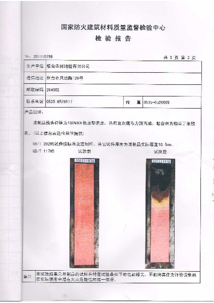 消防检验报告